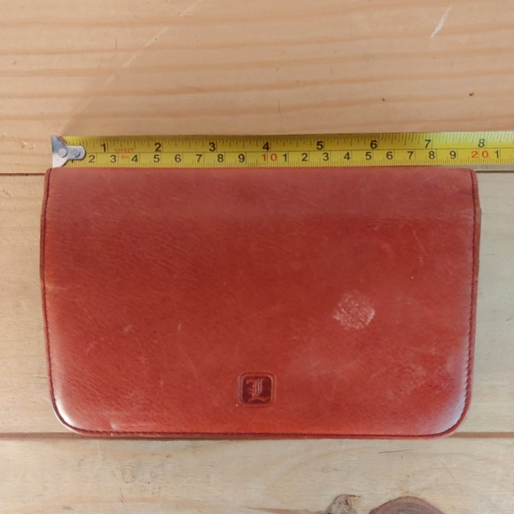 (2 for $20) Lucent Canada large red leather wallet - Picture 7 of 8